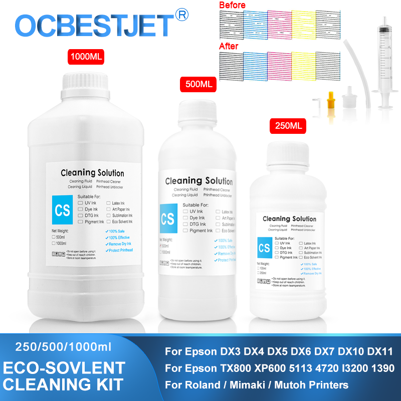 Printhead Dx5 Epson - Eco-Solvent Ink Cleaning Solution For Epson/Roland/Mimaki/Mutoh