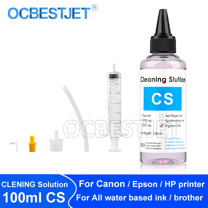 Sublimation Ink 100Ml - 100ML Cleaning Liquid Kit For Epson