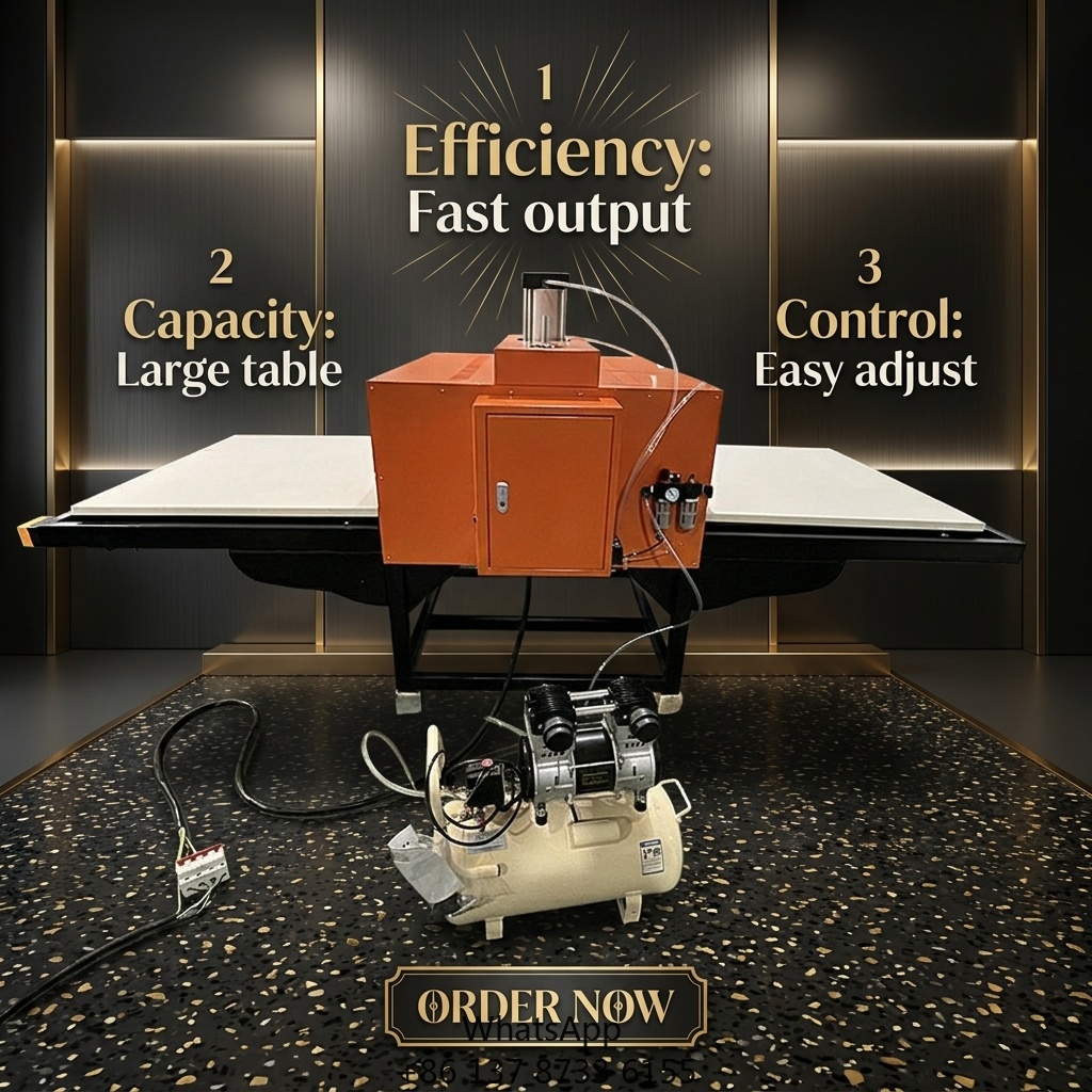 Automatic Pneumatic Double Sta - Commercial Printing Machine For Shirts 评论和价格