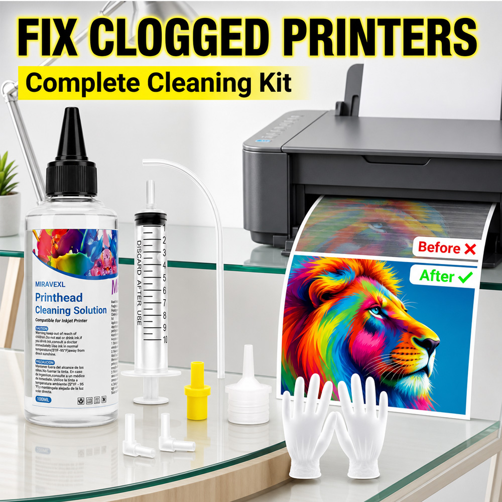 MIRAVEXL Printhead Cleaning So - Sublimation Ink 100Ml 评论和价格
