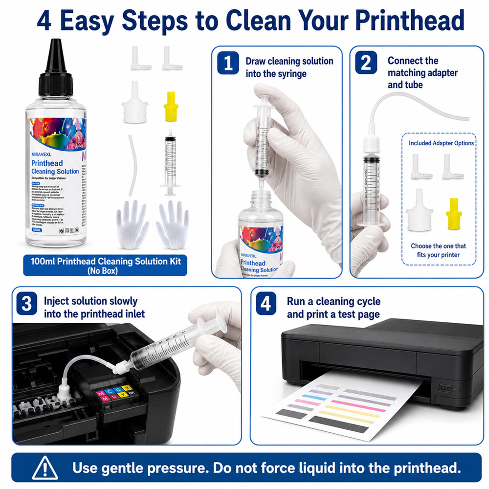 MIRAVEXL Printhead Cleaning So - Sublimation Ink 100Ml 评论和价格
