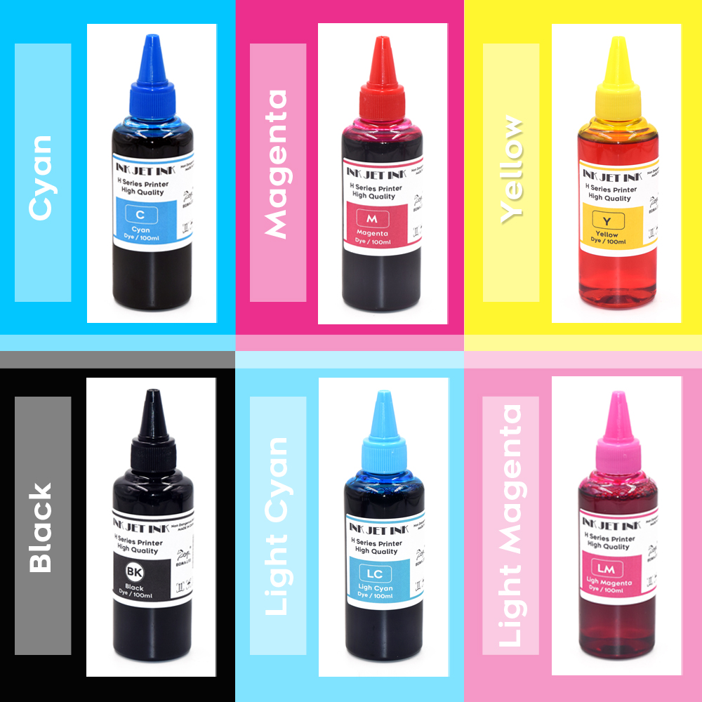100ml x 6colors Dye Pigment Su - Sublimation Ink 100Ml 评论和价格