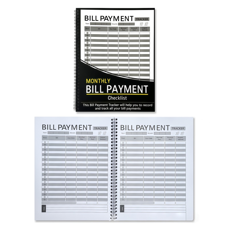 Monthly Bill Payment Plan Book - Commercial Printing Books 评论和价格