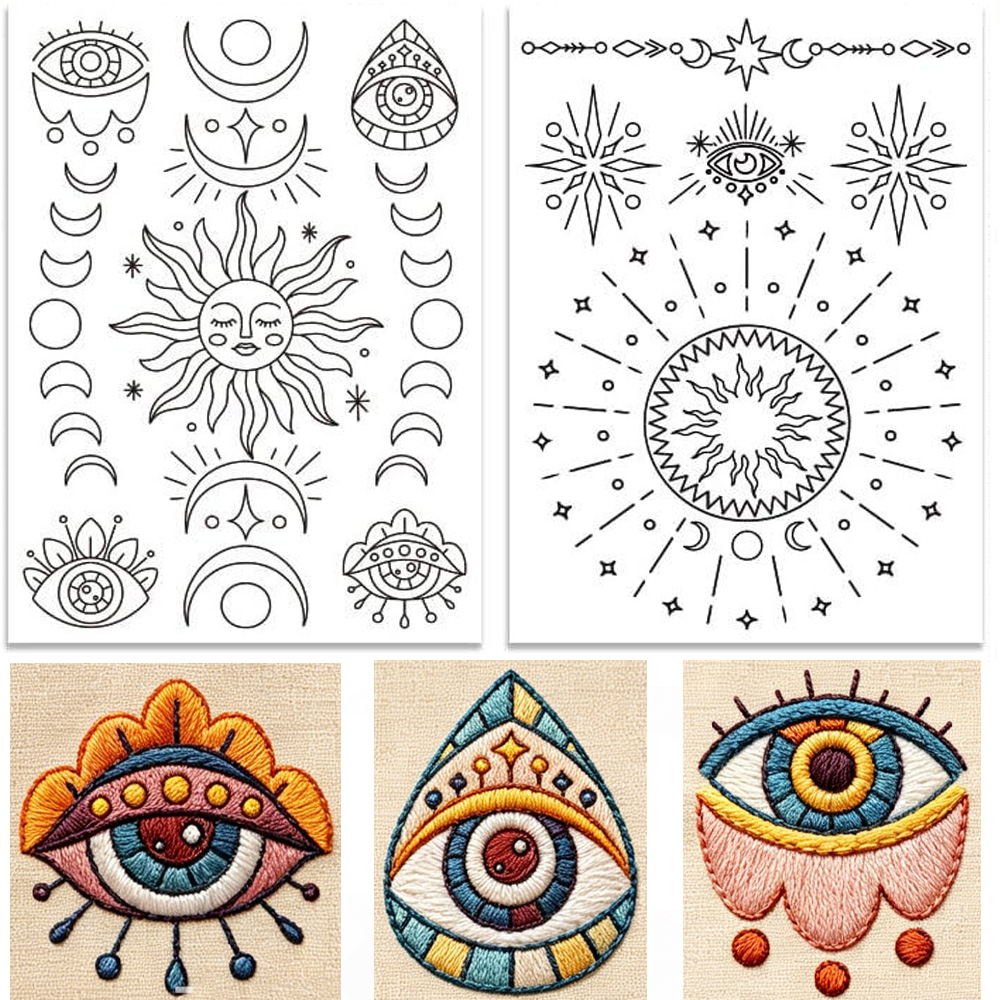 Stick And Stitch Mystical Sun  - Embroidery Stabilizer Backing 评论和价格