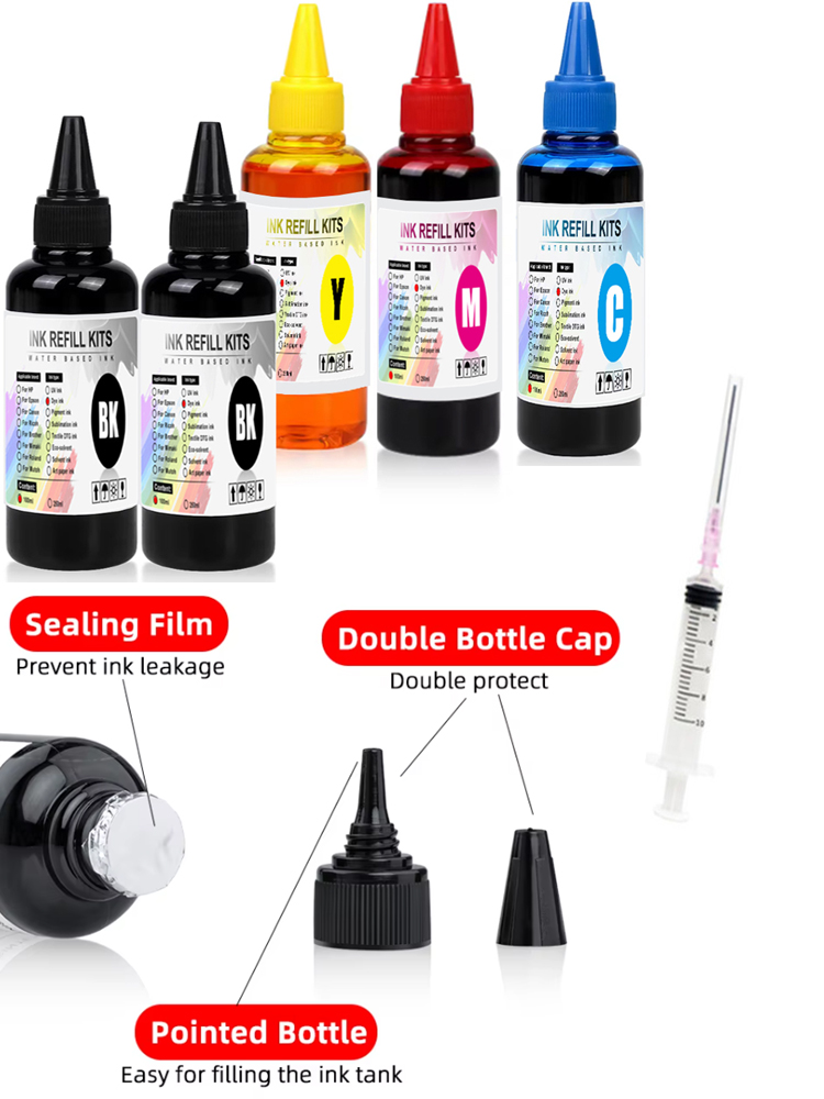 100ml Universal Dye Ink BK C M - Sublimation Ink 100Ml 评论和价格